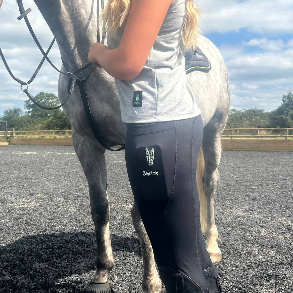 Equestrian Riding Leggings with Double Pockets