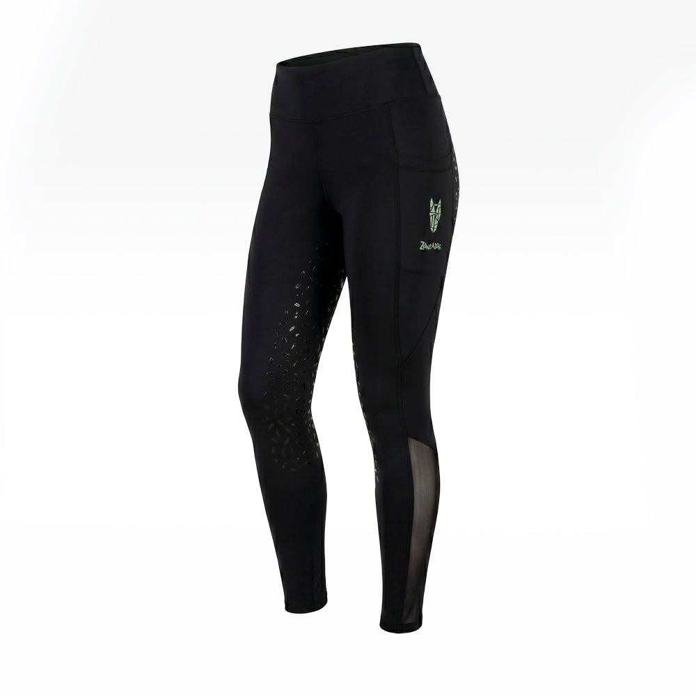 Mesh Panel Riding Leggings